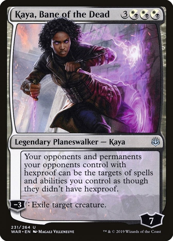 Image for Kaya, Bane of the Dead (231) (WAR) - Magic: The Gathering