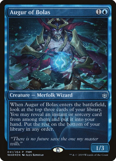 Image for Augur of Bolas (41) (FNM Promos) - Magic: The Gathering