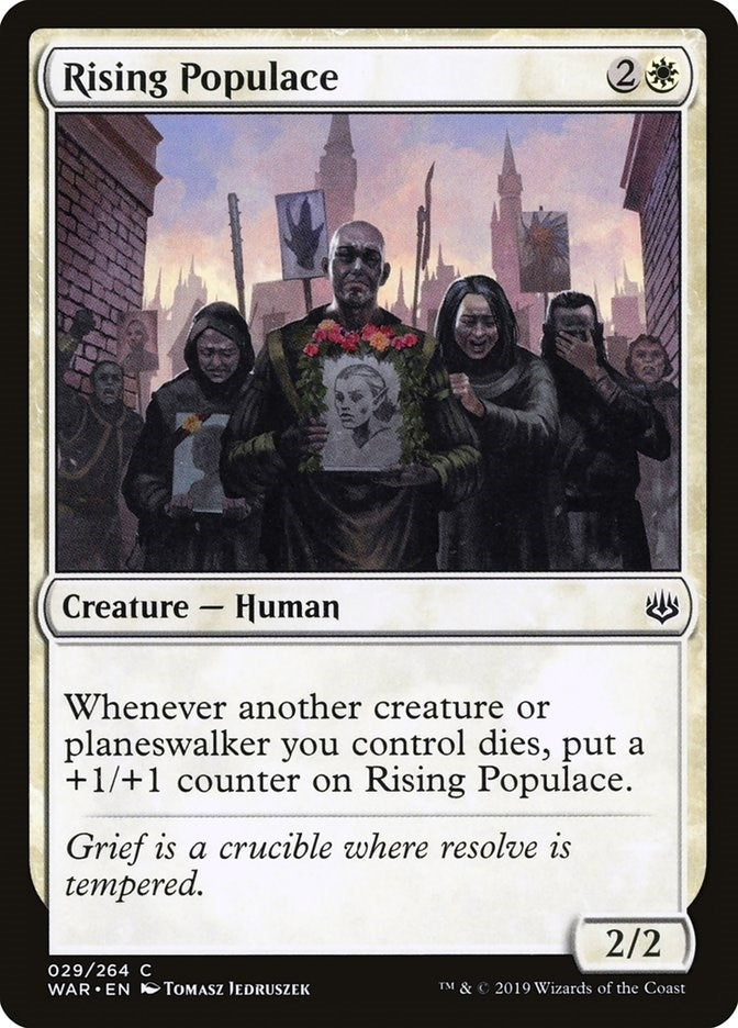 Image for Rising Populace (29) (WAR) - Magic: The Gathering