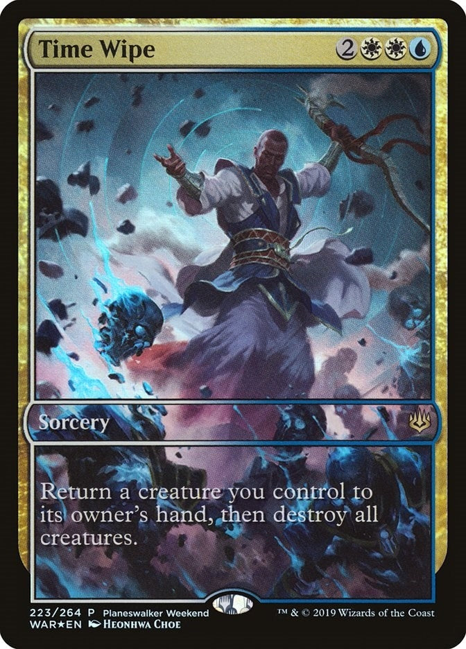 Image for Time Wipe (223) (Planeswalker Event Promos) (PEP) - Magic: The Gathering