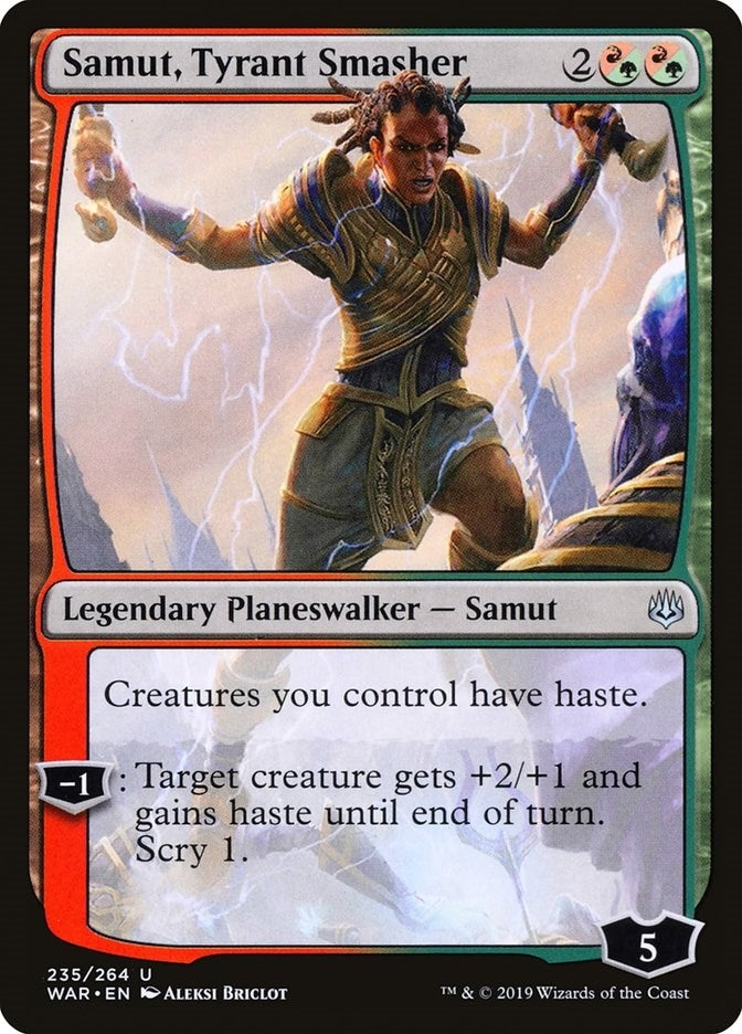 Image for Samut, Tyrant Smasher (235) (WAR) - Magic: The Gathering