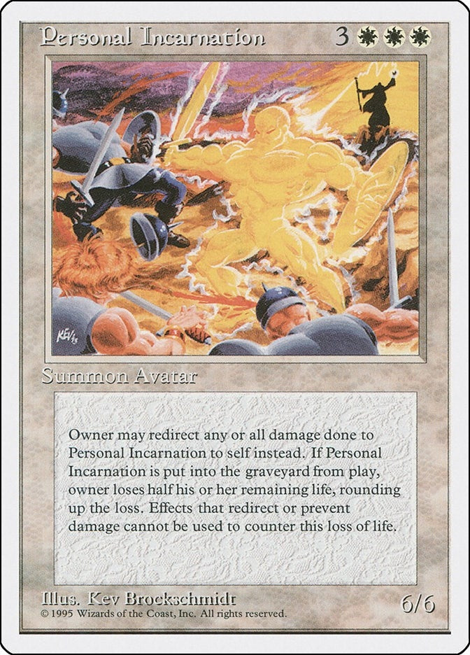 Image for Personal Incarnation (Fourth Edition) (4ED) - Magic: The Gathering