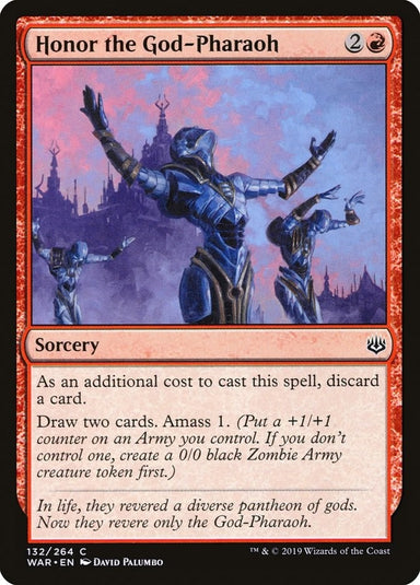 Image for Honor the God-Pharaoh (132) (WAR) - Magic: The Gathering
