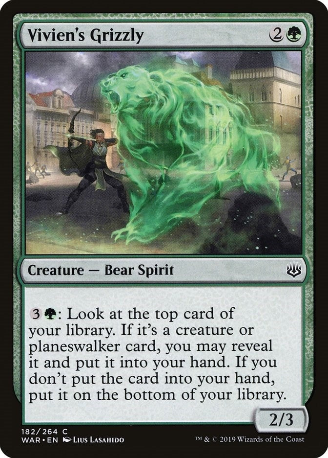 Image for Vivien's Grizzly (182) (WAR) - Magic: The Gathering