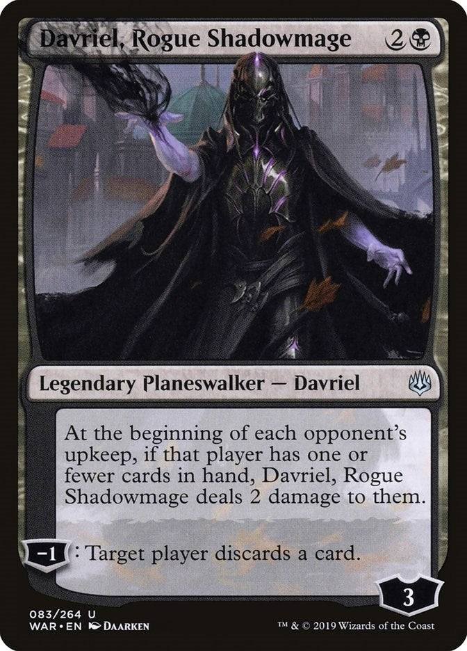 Image for Davriel, Rogue Shadowmage (83) (WAR) - Magic: The Gathering
