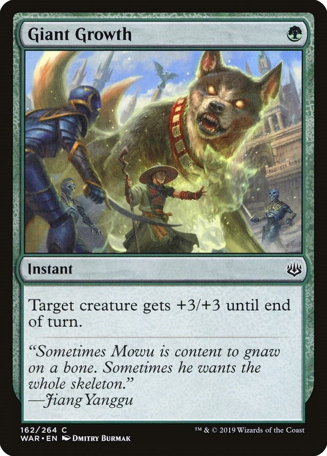 Image for Giant Growth (162) (WAR) - Magic: The Gathering