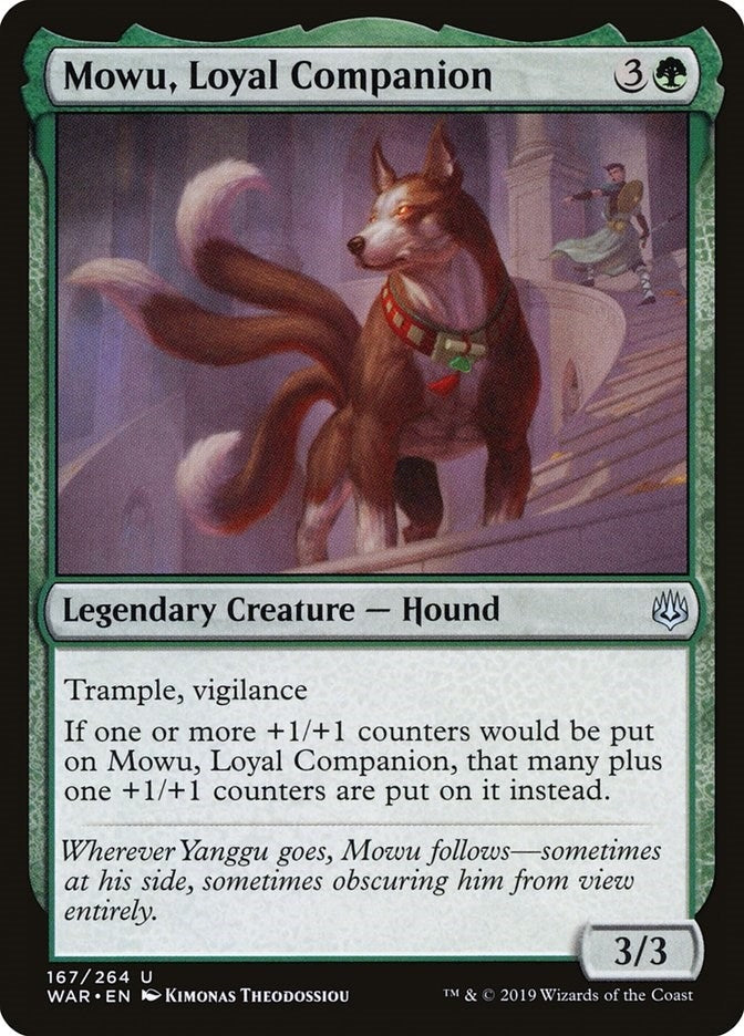 Image for Mowu, Loyal Companion (167) (WAR) - Magic: The Gathering