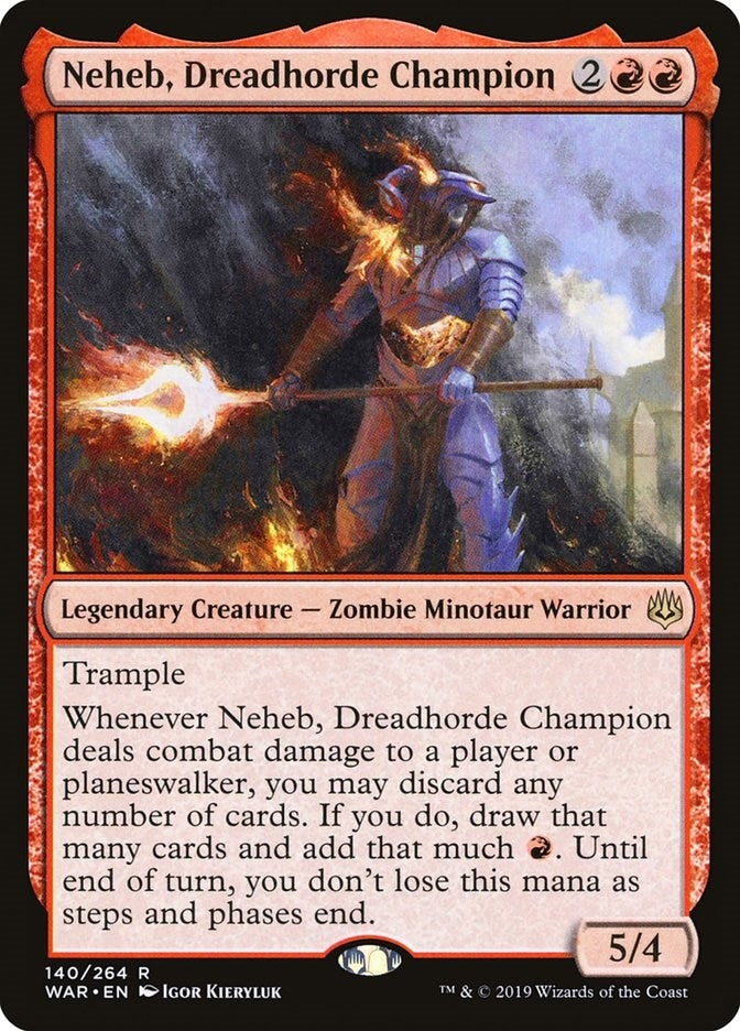 Image for Neheb, Dreadhorde Champion (140) (WAR) - Magic: The Gathering