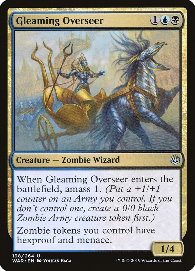 Image for Gleaming Overseer (198) (WAR) - Magic: The Gathering
