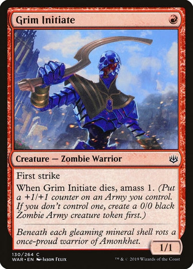 Image for Grim Initiate (130) (WAR) - Magic: The Gathering
