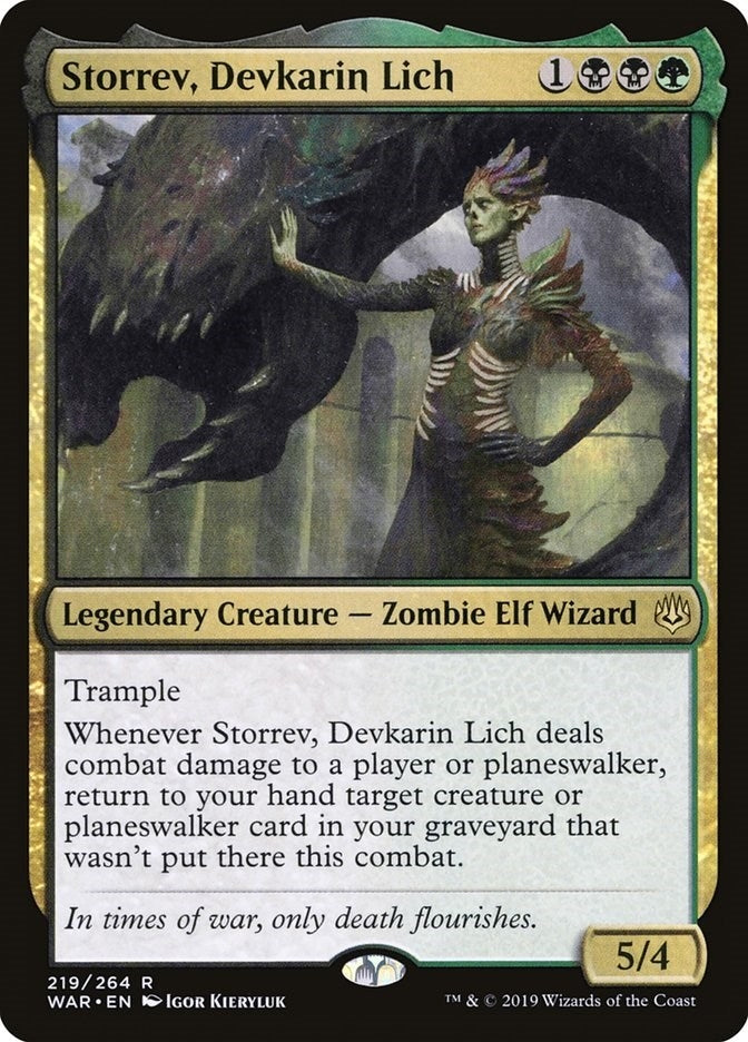Image for Storrev, Devkarin Lich (219) (WAR) - Magic: The Gathering