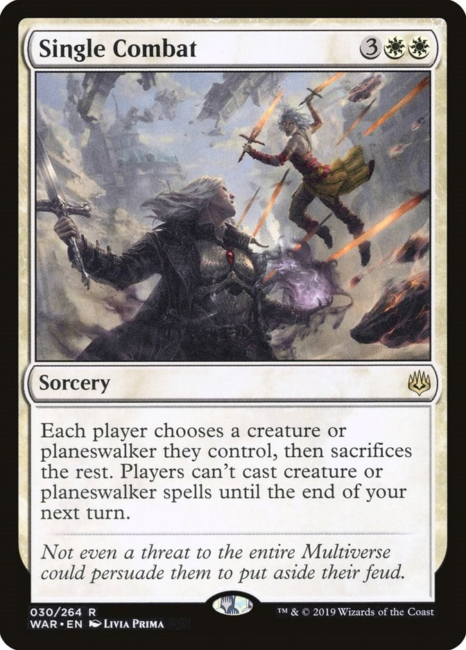 Image for Single Combat (30) (WAR) - Magic: The Gathering