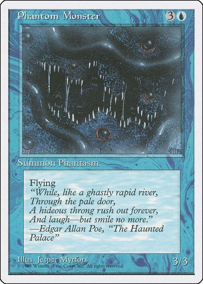 Image for Phantom Monster (Fourth Edition) (4ED) - Magic: The Gathering