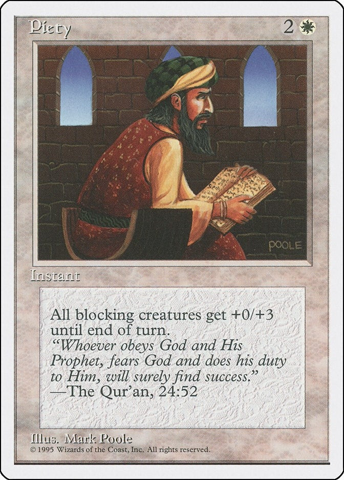 Image for Piety (Fourth Edition) (4ED) - Magic: The Gathering
