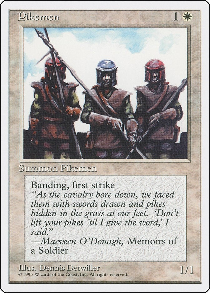 Image for Pikemen (Fourth Edition) (4ED) - Magic: The Gathering