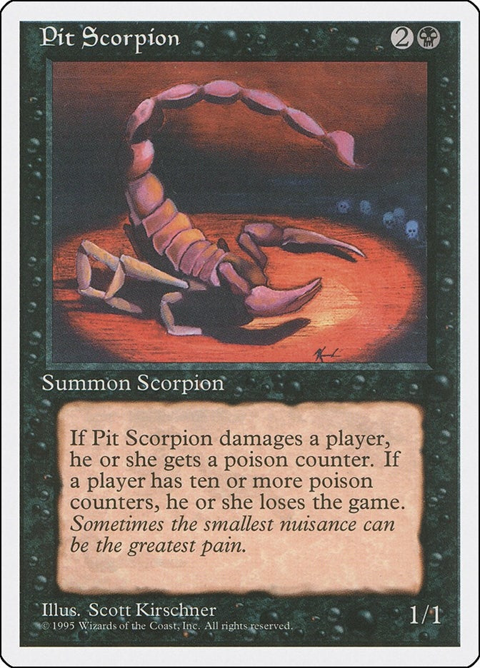 Image for Pit Scorpion (Fourth Edition) (4ED) - Magic: The Gathering