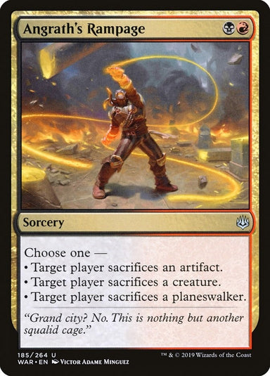 Image for Angrath's Rampage (185) (WAR) - Magic: The Gathering