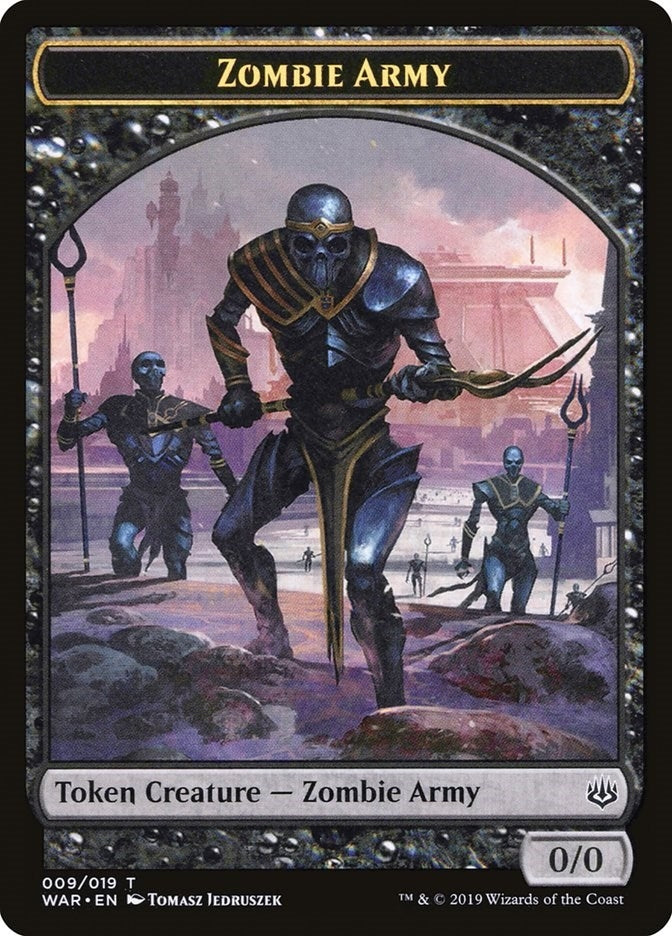 Image for Zombie Army Token (009) (9) (WAR) - Magic: The Gathering