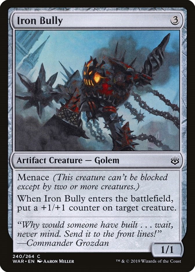 Image for Iron Bully (240) (WAR) - Magic: The Gathering