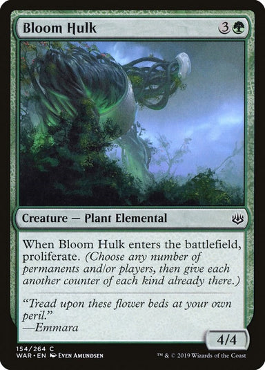 Image for Bloom Hulk (154) (WAR) - Magic: The Gathering