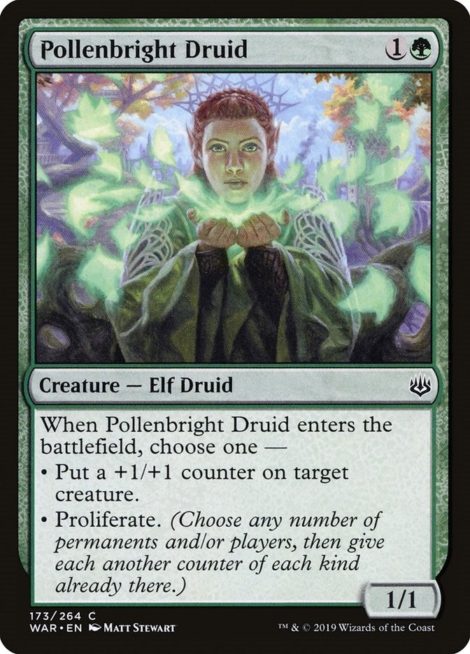 Image for Pollenbright Druid (173) (WAR) - Magic: The Gathering