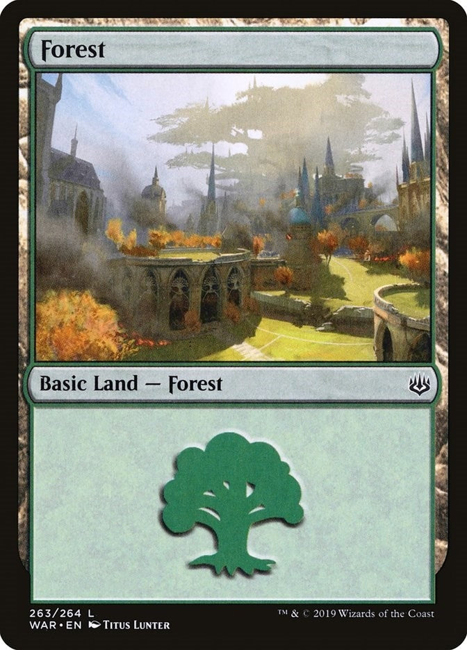 Image for Forest (263) (263) (WAR) - Magic: The Gathering