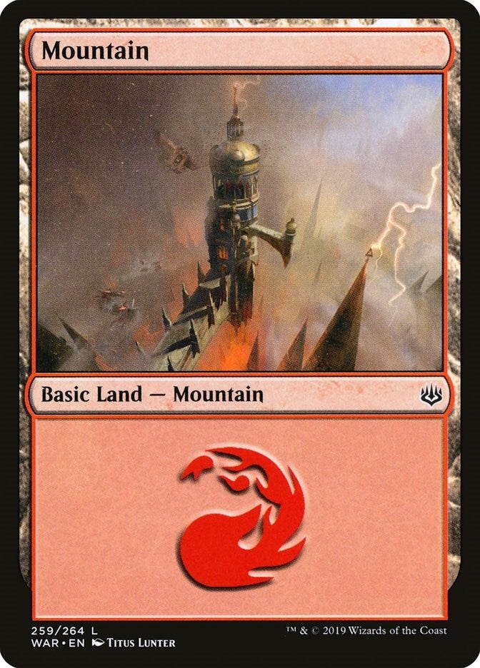 Image for Mountain (259) (259) (WAR) - Magic: The Gathering