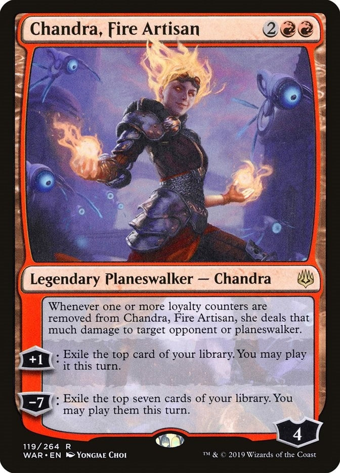 Image for Chandra, Fire Artisan (119) (WAR) - Magic: The Gathering