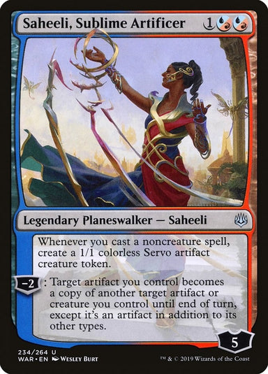 Image for Saheeli, Sublime Artificer (234) (WAR) - Magic: The Gathering