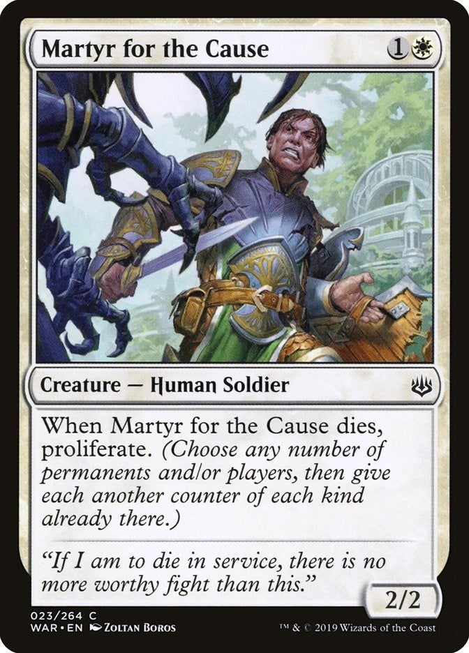 Image for Martyr for the Cause (23) (WAR) - Magic: The Gathering