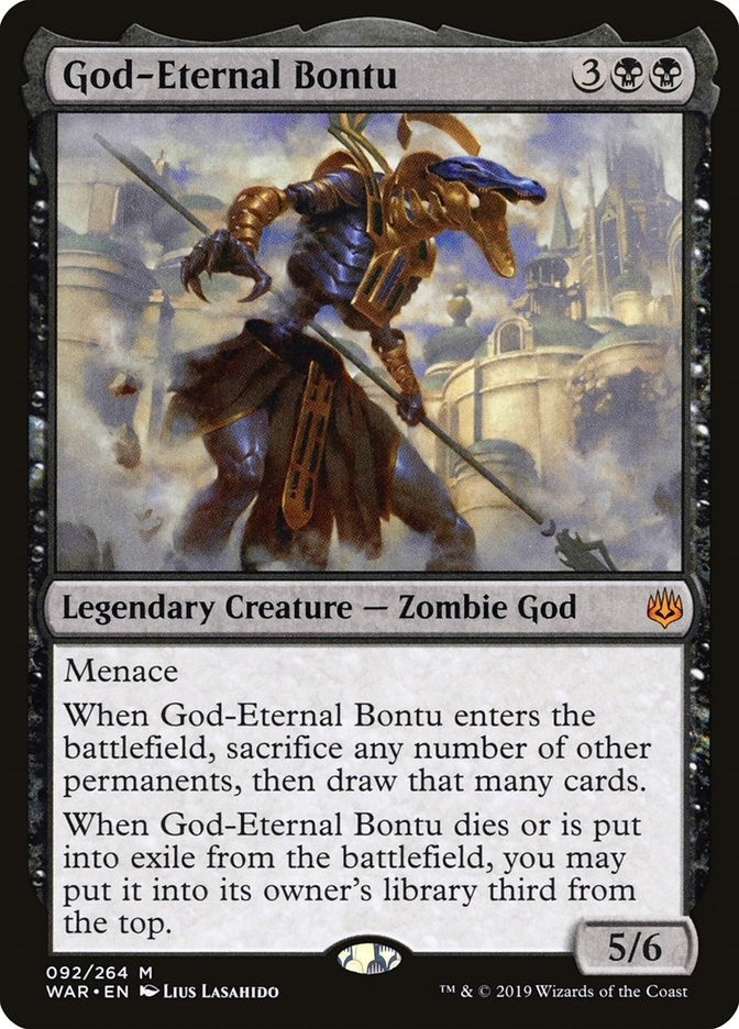 Image for God-Eternal Bontu (92) (WAR) - Magic: The Gathering