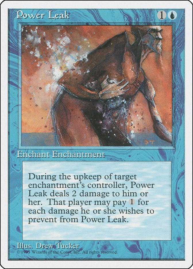 Image for Power Leak (Fourth Edition) (4ED) - Magic: The Gathering