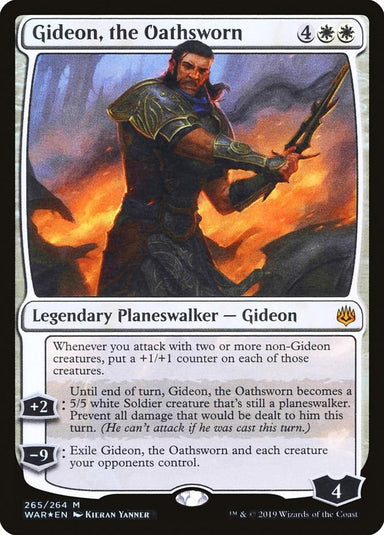 Image for Gideon, the Oathsworn (265) (WAR) - Magic: The Gathering