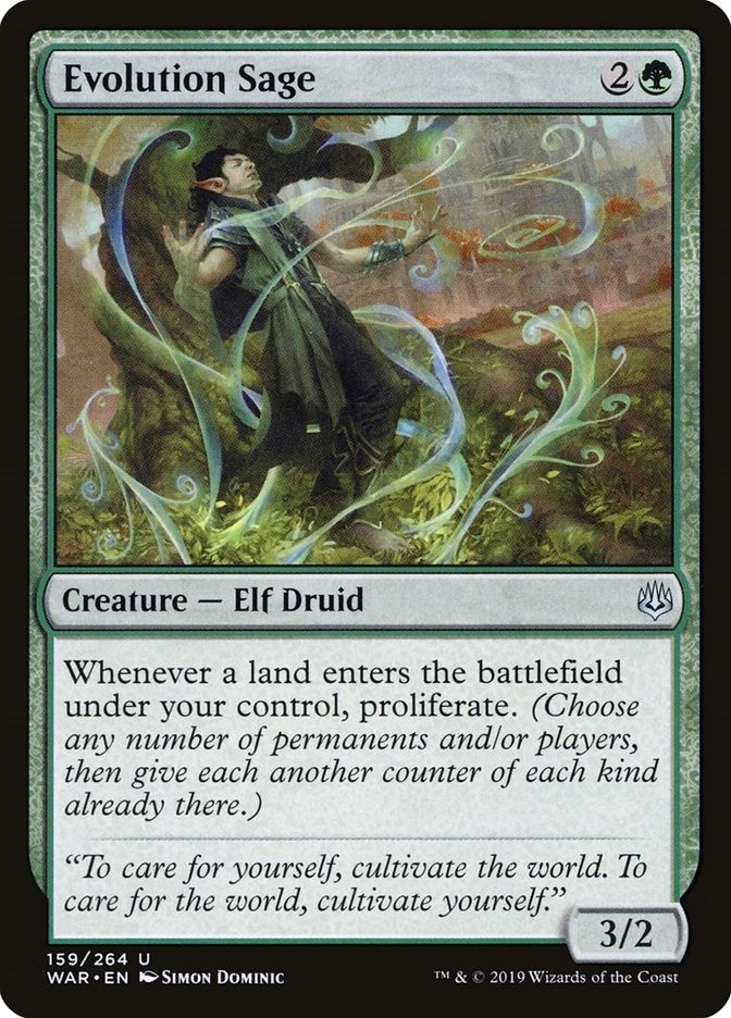 Image for Evolution Sage (159) (WAR) - Magic: The Gathering