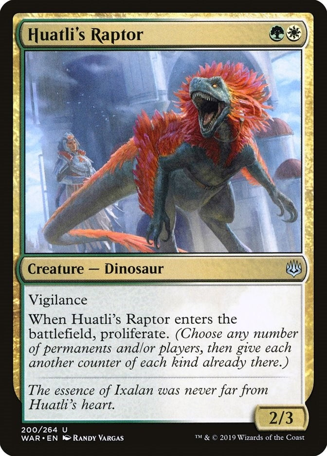 Image for Huatli's Raptor (200) (WAR) - Magic: The Gathering