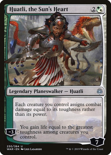 Image for Huatli, the Sun's Heart (230) (WAR) - Magic: The Gathering