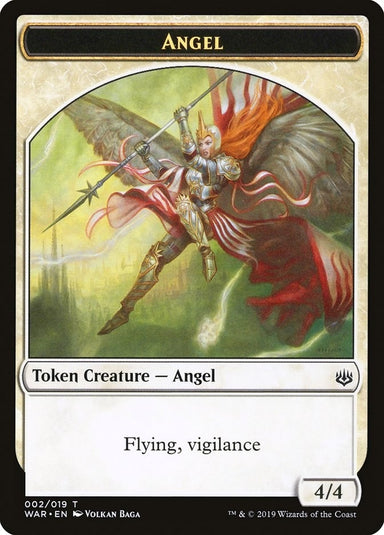 Image for Angel Token (2) (WAR) - Magic: The Gathering