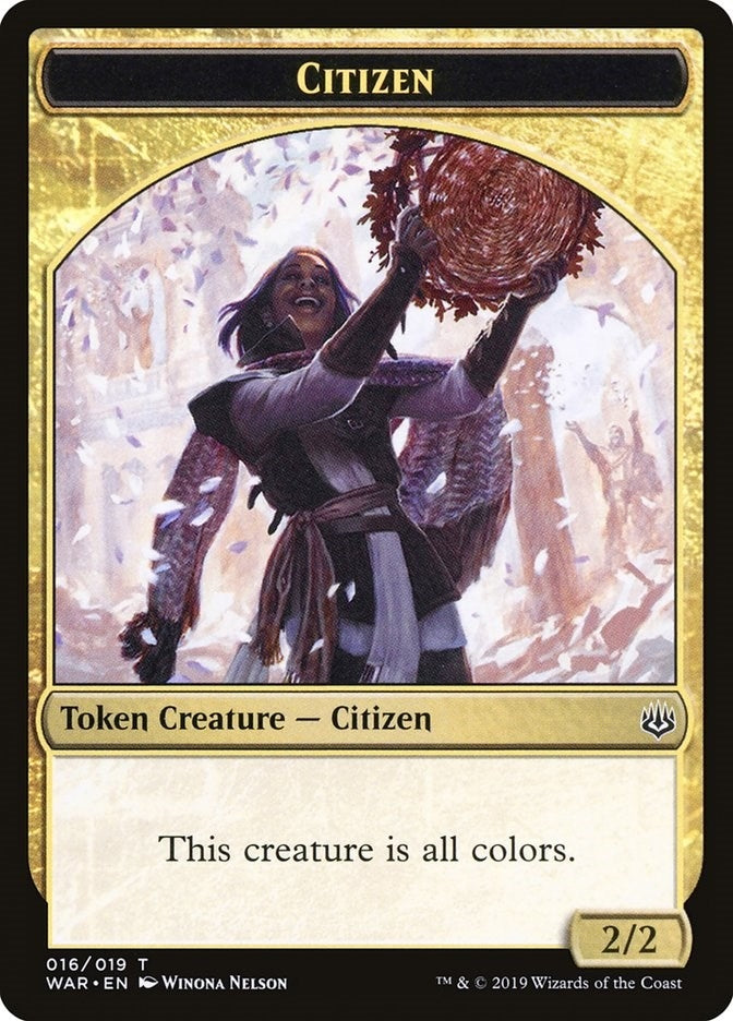 Image for Citizen Token (16) (WAR) - Magic: The Gathering