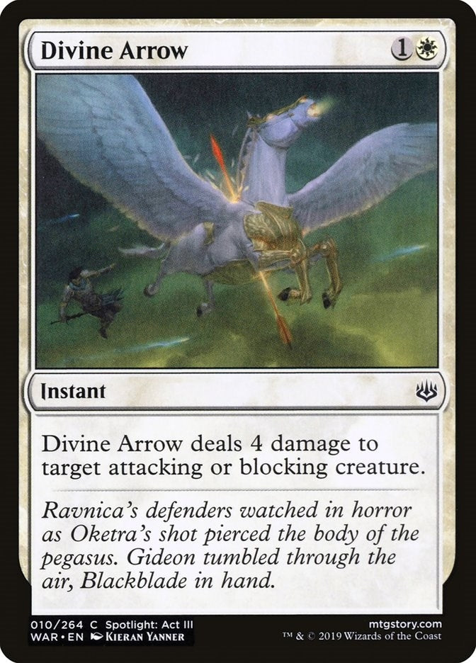 Image for Divine Arrow (10) (WAR) - Magic: The Gathering