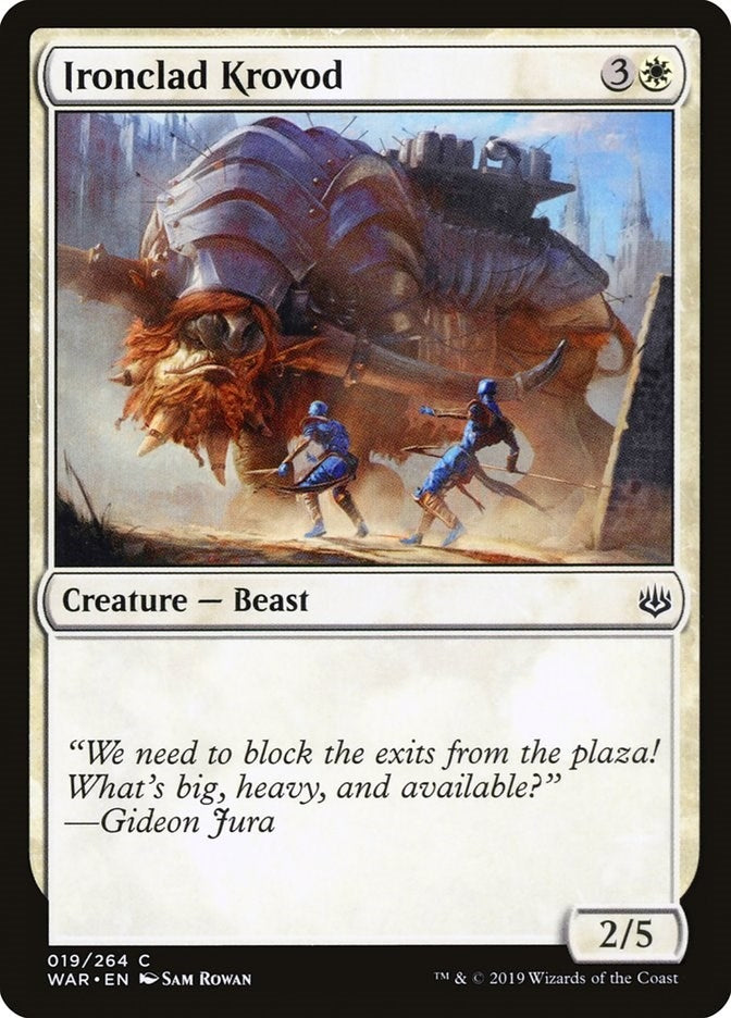 Image for Ironclad Krovod (19) (WAR) - Magic: The Gathering