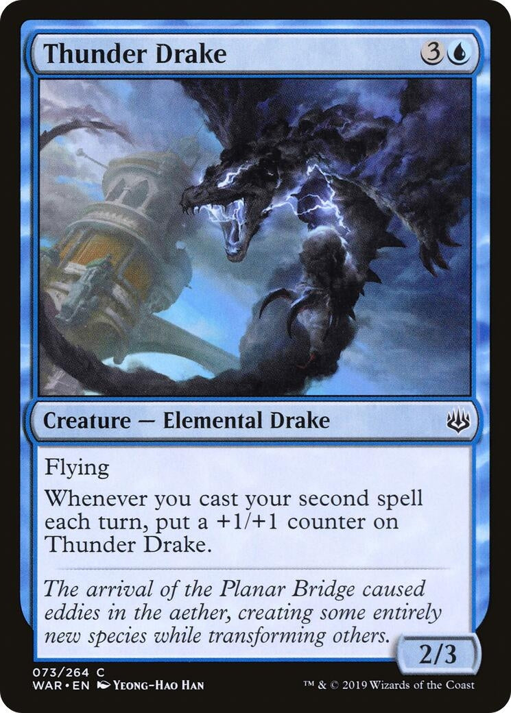 Image for Thunder Drake (73) (WAR) - Magic: The Gathering