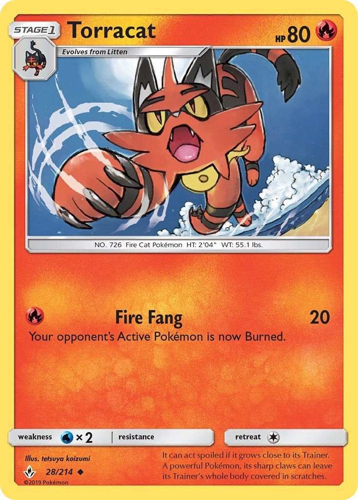 Torracat (28/214) (SM - Unbroken Bonds)
