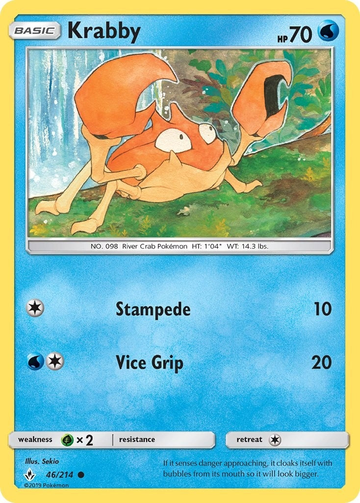 Krabby (46/214) (SM - Unbroken Bonds)