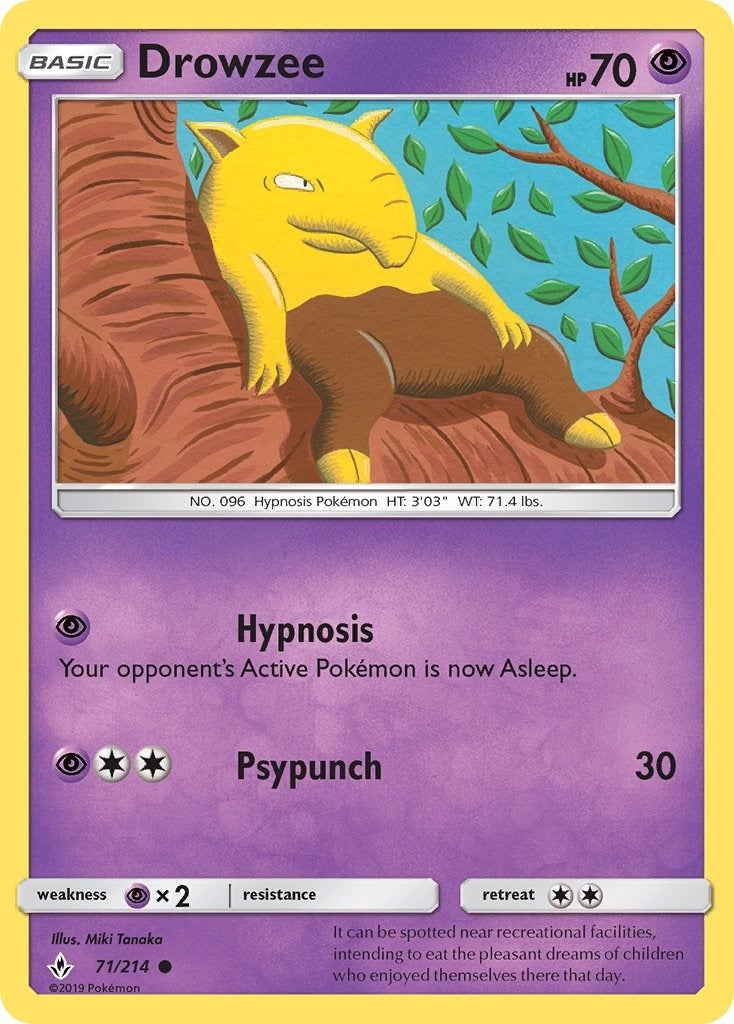 Drowzee (71/214) (SM - Unbroken Bonds)