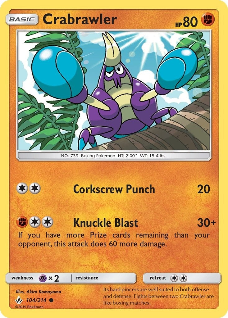 Crabrawler (104/214) (SM - Unbroken Bonds)