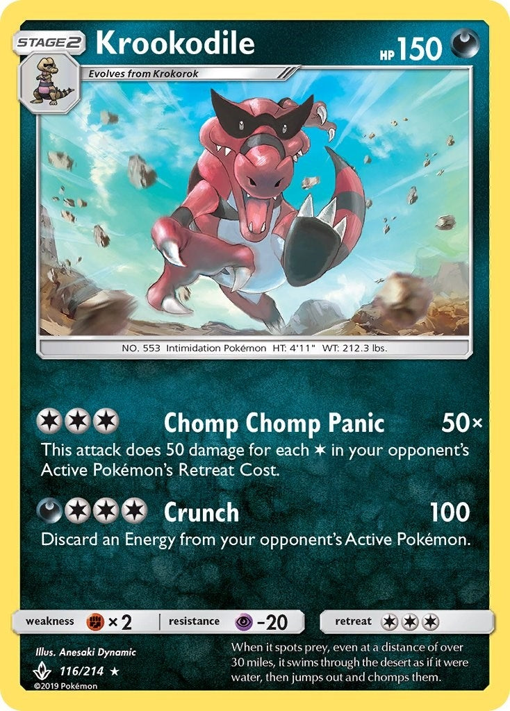 Krookodile (116/214) (SM - Unbroken Bonds)