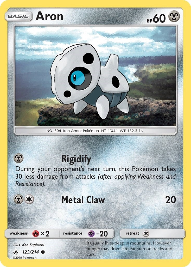 Aron (123/214) (SM - Unbroken Bonds)