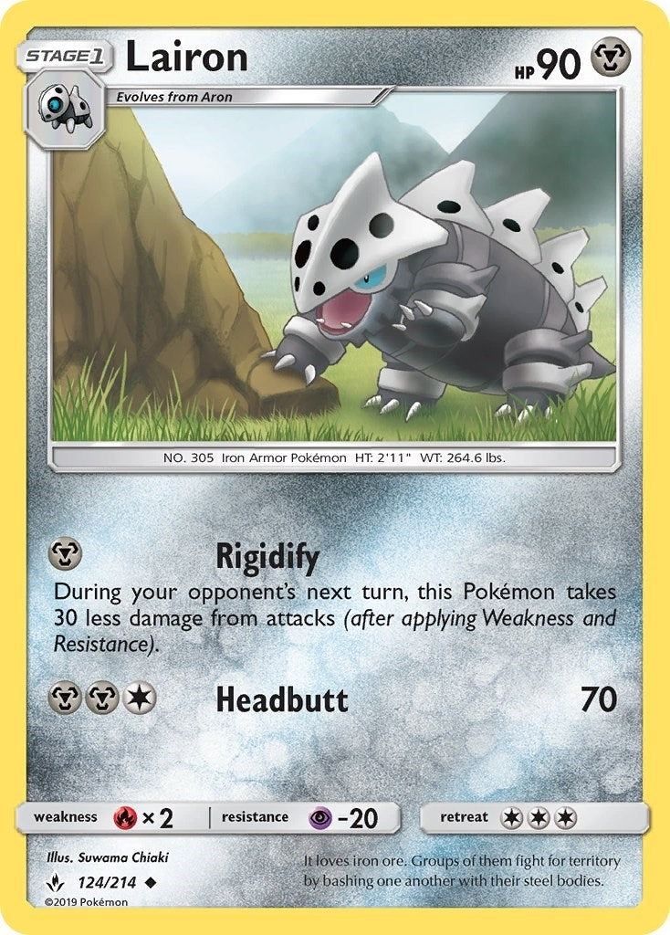 Lairon (124/214) (SM - Unbroken Bonds)