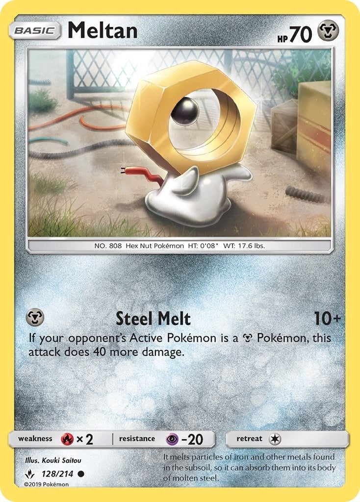 Meltan (128/214) (SM - Unbroken Bonds)