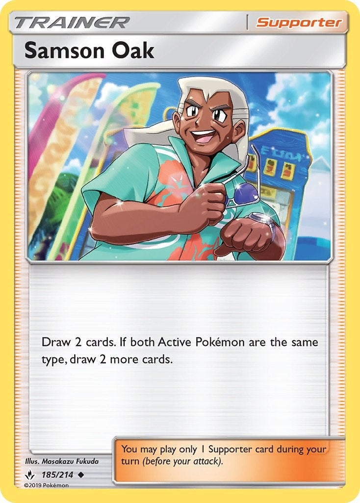 Samson Oak (185/214) (SM - Unbroken Bonds)